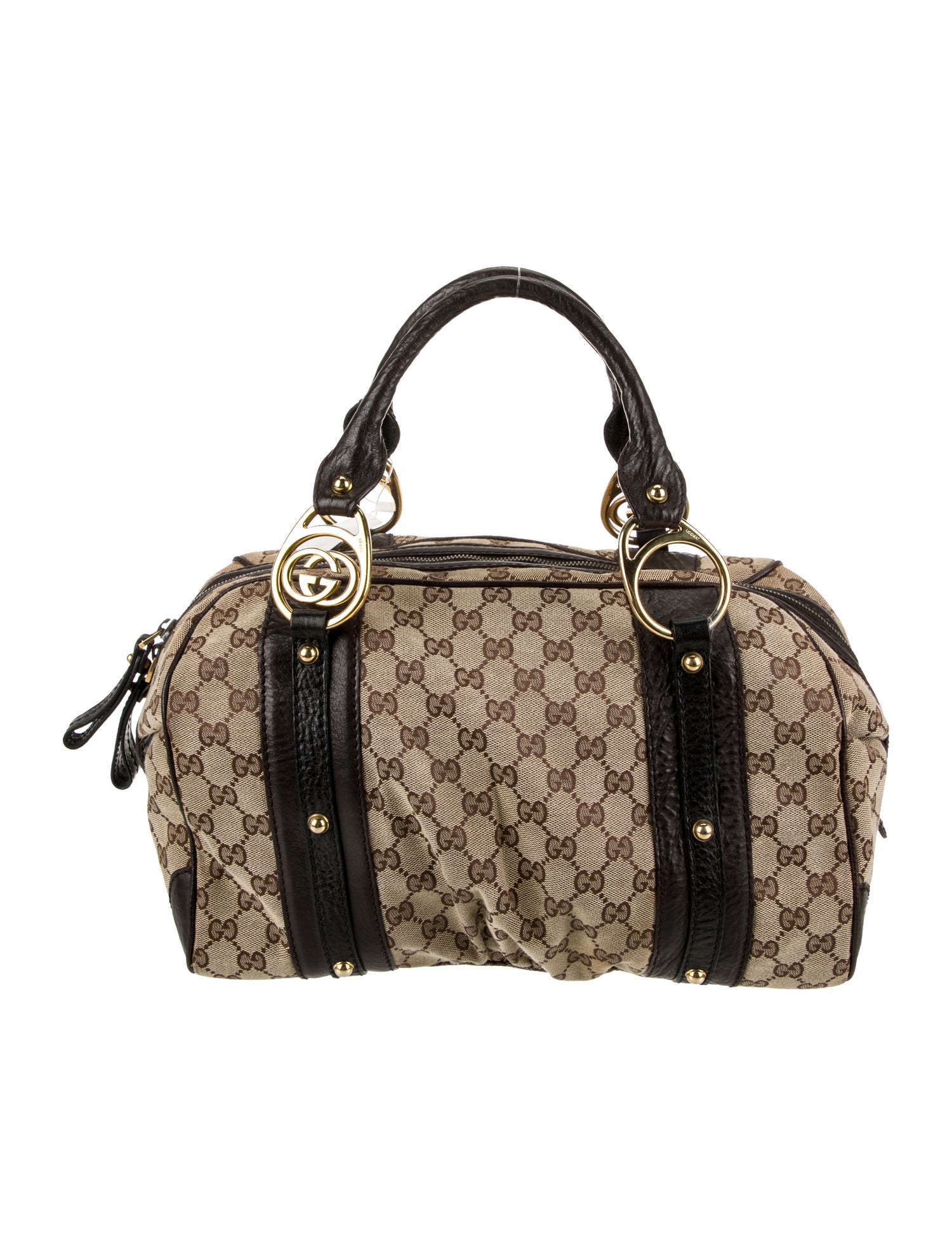 Gucci GG Canvas Top Handle Bag PM
